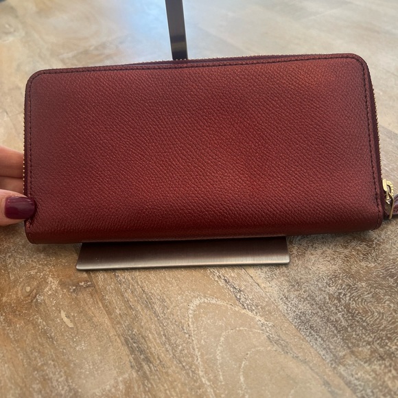 Coach Accordion Zip Metallic Wallet - Picture 2 of 10